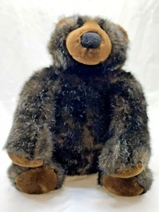 Build A Bear Grizzly Zoo Plüschtier weich dunkelbraun BABW 23 Zoll lang Stofftier  - Bild 1 von 9