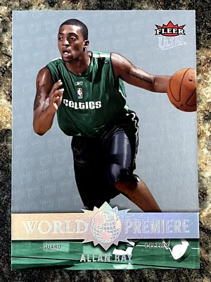 Allan Ray 2006-07 Fleer Ultra Platinum Medallion RC #215 11/25 Celtics Villanova - Image 1 of 2
