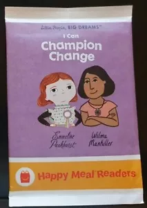 ☀☀McDonald’s Happy Meal Little People Big Dreams I Can Champion Change☀☀ - Picture 1 of 1
