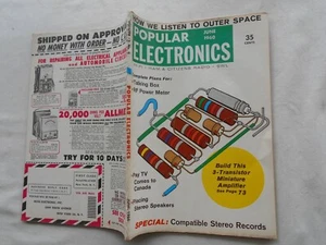 POPULAR ELECTRONICS Magazine-JUNE,1960 - Picture 1 of 2
