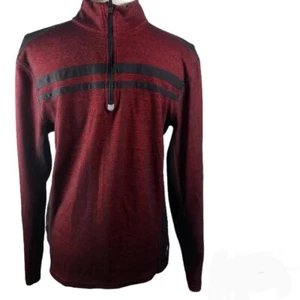 Fila Sport Pull Over Half Zip Youth Small Red & Black Live In Motion Boys - Picture 1 of 12