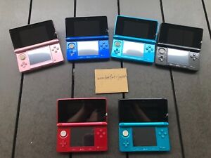 Console Nintendo 3DS différentes couleurs modèle japonais noir rose rouge blanc bleu