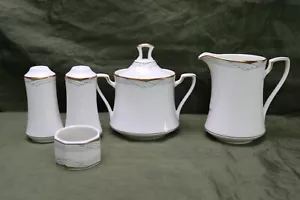 Noritake GOLDEN COVE Ersatz Serviettenring Milchkännchen Zuckerdose Salzstreuer AUSWAHL 1 - Bild 1 von 21