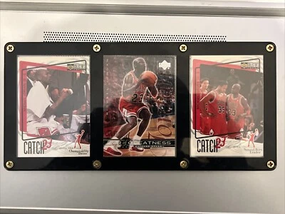 ''CATCH 23'' Tarjeta Michael Jordan 1997 Upper Deck #'s 189; 195 Foto 1 de 4