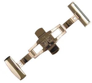 24mm Panatime Rose Gold Tone Finish Easy Open Push Button Deployant Clasp - Picture 1 of 1