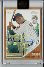 New listing
		2021 TOPPS ARCHIVES SIGNATURE ALFONSO SORIANO AUTO #03/39 HERITAGE BUYBACK