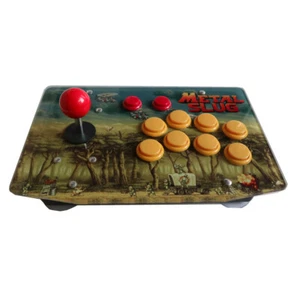 RAC-J500S-10 10 Buttons Arcade Joystick USB Wired Acrylic Panel Metal Slug PC - Picture 1 of 2