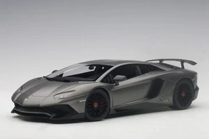 1/18 Lamborghini Aventador LP750-4 SV Grigio Titans/Matt Grey By AUTOart 74554 - Picture 1 of 10