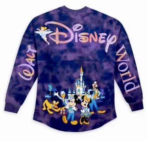 NEW 2022 Walt Disney World 50th Anniversary Tie Dye Spirit Jersey Adult MEDIUM - Picture 1 of 4