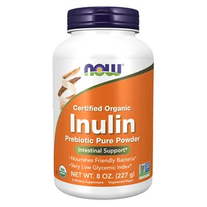 NOW FOODS Inulin Prebiotic Pure Powder Organic 8 oz - Picture 1 of 6