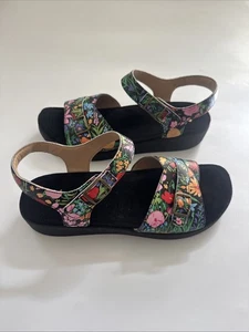 Alegria Maryn Sweet Emotions Damen-Sandalen 11,5 erdig Blumenmuster Boho Cottagecore - Bild 1 von 11