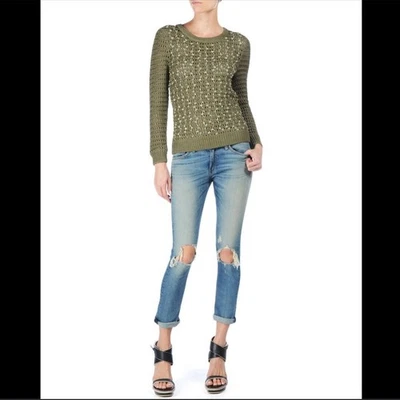 Rag & Bone Store Exclusive Olive Melody Sweater - Image 1 of 4