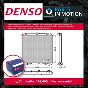 Radiator DRM46042 Denso 21460EB30A 21460EB31B Genuine Top Quality Guaranteed New - Picture 1 of 7