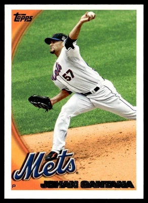2010 Topps Johan Santana New York Mets #573 - Image 1 of 2