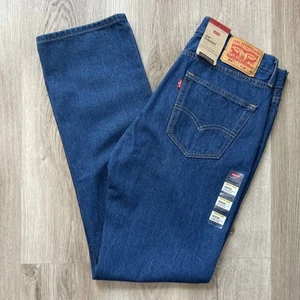Jeans uomo Levis 514 32x32 (32x31) taglio dritto elasticizzato flex blu lavaggio medio - Foto 1 di 13