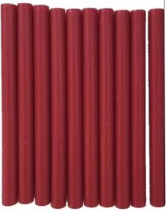 Wine Red Sealing Wax Sticks for Glue Gun 10 Pcs - Picture 1 of 4