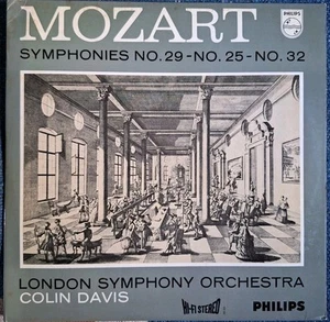 PHILIPS HIFI STEREO SAL 3502 ED1 MOZART SYMPHONIES LSO / COLIN DAVIES LP - Picture 1 of 7