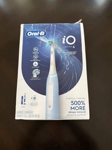 Oral-B iO Series 4 Rechargeable Toothbrush (Icy Blue) - Picture 1 of 11