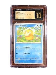 Psyduck Regular Common #054 - CGC PRISTINE 10 - MEW-EN English 151 - Pokemon TCG - Picture 1 of 3