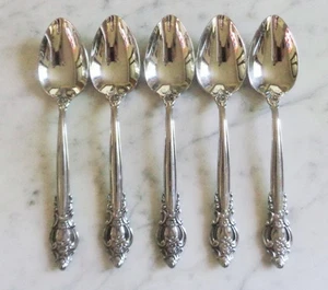 5 Lyon Stainless IS Frontenac 6 inch Teaspoons - Picture 1 of 3