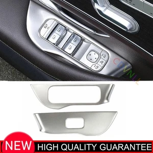 Interruptor de control de cerradura de puerta de ventana de titanio plateado para Benz GLE GLS 2020-2024 - Imagen 1 de 8