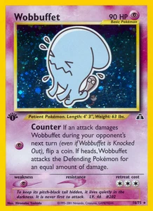 Wobbuffet (16/75) [Neo Discovery 1st Edition] Moderately Played 1st Edition Hol - Picture 1 of 1