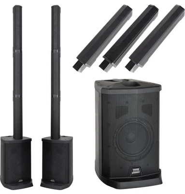 Aktiv E-208LAB PA Akku Anlage Säulenanlage Line Array Stereo Set Lautsprecher DJ - Bild 1 von 4