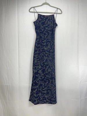 Jump Apparel Blue with silver dress for prom, weddings, etc size 11/12 - Image 1 of 4