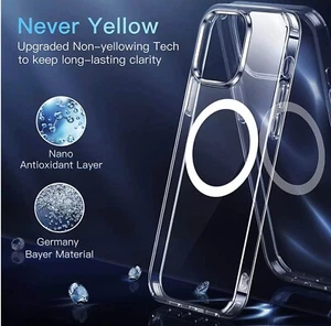 Clear Case with MagSafe For iPhone 14 Pro Max - Picture 1 of 3