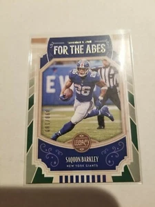 2019 Legacy Football For the Ages Saquon Barkley #FTA-SB Green 90/100 Giants - Picture 1 of 1