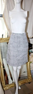 FARHI by Nicole Farhi Mini Skirt Size UK 12. Black & White. BNWOT - Image 1 of 4