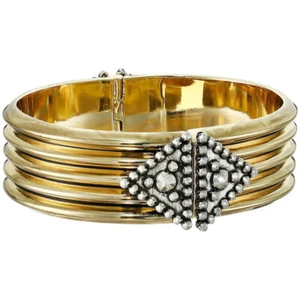 House of Harlow 1960 Central Highlands Reflection Cuff Bracelet - Gold $98 NWT - Picture 1 of 7