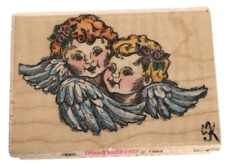 Stampendous Rubber Stamp Winged Cherubs Angels Religious Card Making Crafts