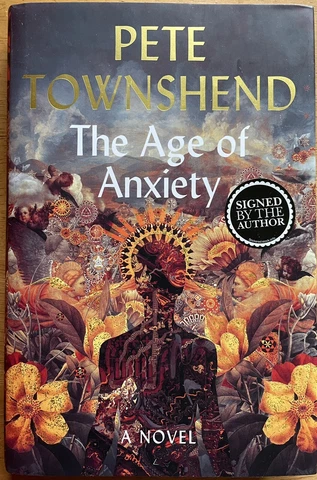 THE WHO! Pete Townshend Autograph Book The Age of Anxiety (New UK Edition) Cover