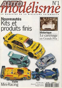 MODELLAUTO Nr.1 04/1996 MINI-RACING FABCAR 911 FERRARI F40 IMSA ALFA 155 DTM - Bild 1 von 2