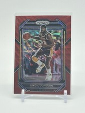 2022-23 Prizm Magic Johnson ruby red Prizm #276 Los Angeles Lakers