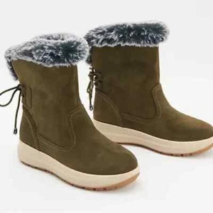 Flexus by Spring Step Waterproof Winter Boots - Olive (EU 37/6-6.5) a545852 - Picture 1 of 6