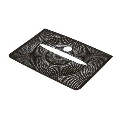 Console Dashboard Horn Cover Trim For Benz Mercedes-GLK 2009-2015 Black Aluminum - Image 1 of 4