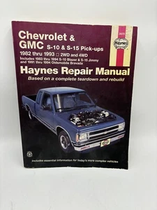 Chevy S-10 S-15 Truck Pick-up 1982-1994 Service Repair Manual Wiring Diagrams AC - Picture 1 of 4