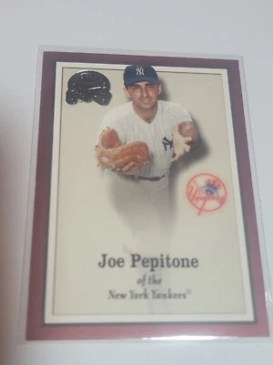 JOE PEPITONE 2000 Fleer Greats of the Game #30.  YANKEES - Image 1 of 2