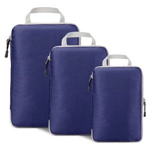 3PCS Expandable Travel Luggage Organizer Storage Packing Cubes Compression Bag - Picture 1 of 29