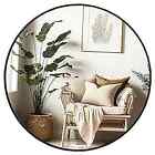  Circle Mirror For Wall 20 Inch - Round Mirror For 20 Inch-round Black
