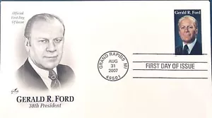 Artcraft 4199 Gerald R. Ford 38th President Grand Rapids Michigan - Picture 1 of 1