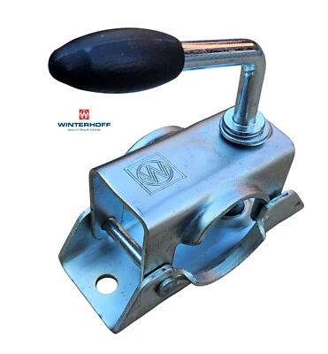 Winterhoff Ø48mm Klemmschelle Klemmhalter für PKW Anhänger Stützrad Stütze 250kg - Bild 1 von 3