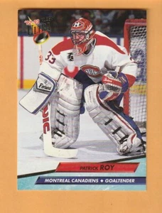 Patrick Roy Montreal Canadiens 1992-93 Ultra #108 Salón de la fama 7O - Imagen 1 de 2