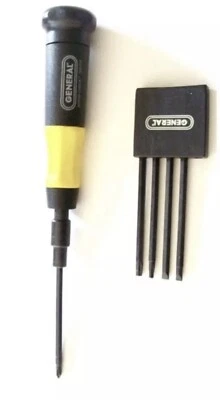 General Tools 73505 - Speed-chuck 6 Piece Precision Screwdriver Set - Sealed - Image 1 of 3