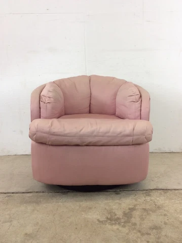 Vintage Pink Upholstered Club Chair by Carsons Cover
