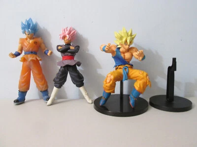 Banpresto Dragon Ball 3 Figuras Super Clarise Azul, Rosa y Son Goku Foto 1 de 4