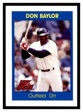 1991 Line Drive #14 DON BAYLOR Boston Red Sox