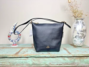 Coach Val Leder Seesack (schwarz) - Neu mit Etikett (C2818) - Bild 1 von 10